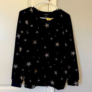 NWT David Bitton Buffalo Black Heather Mini Star Sweater Small